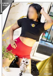 Escort MELODY EROTICAS with negro hair