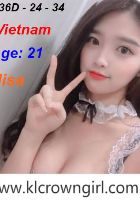 Vietnamese busty escort KL Crown Girl