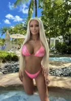 blonde Russian in Spain