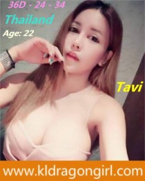 Escort KL Dragon Girl with black hair